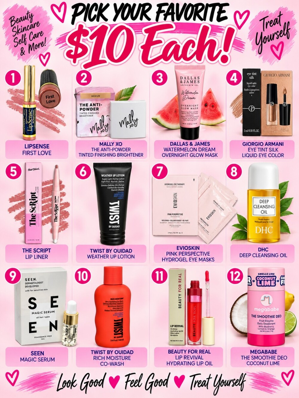 Pick Your Every Day Beauty Essentials $10 Each!